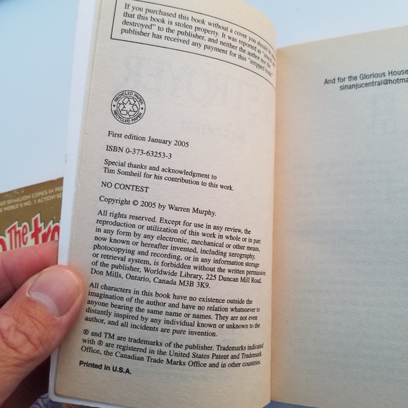 Lot of 3 Paperback Books The Destroyer Series - Picture 6 of 7